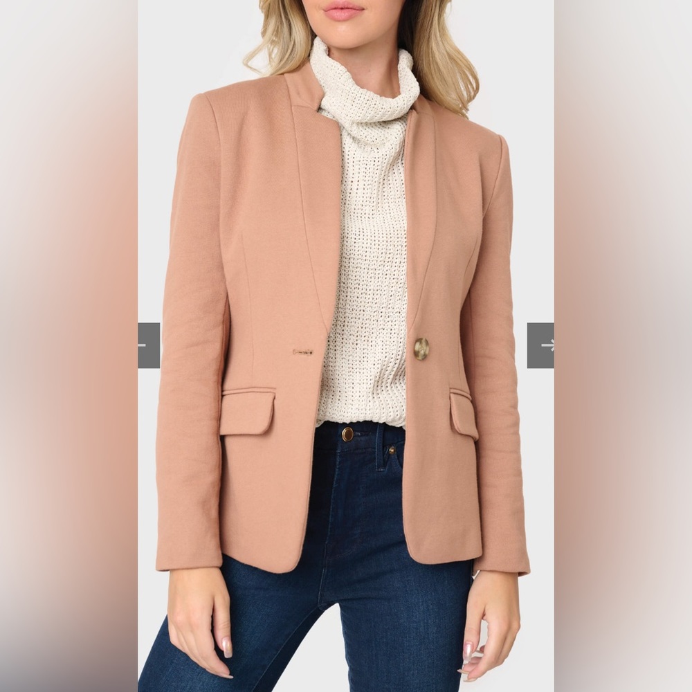 Gibson look Notch Collar Blazer